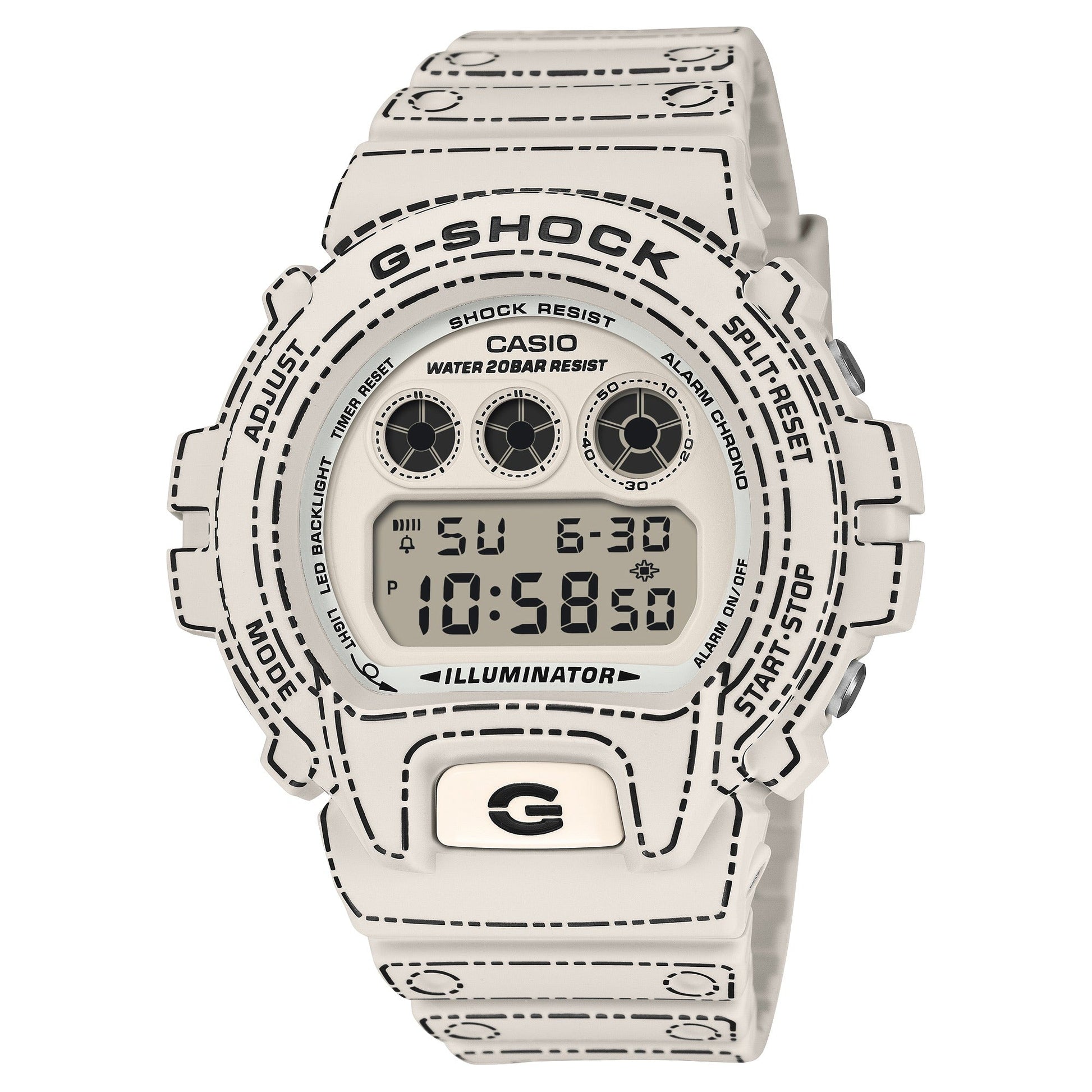 DW-6900RGM-5 Reloj G-Shock de hombre correa de silicona