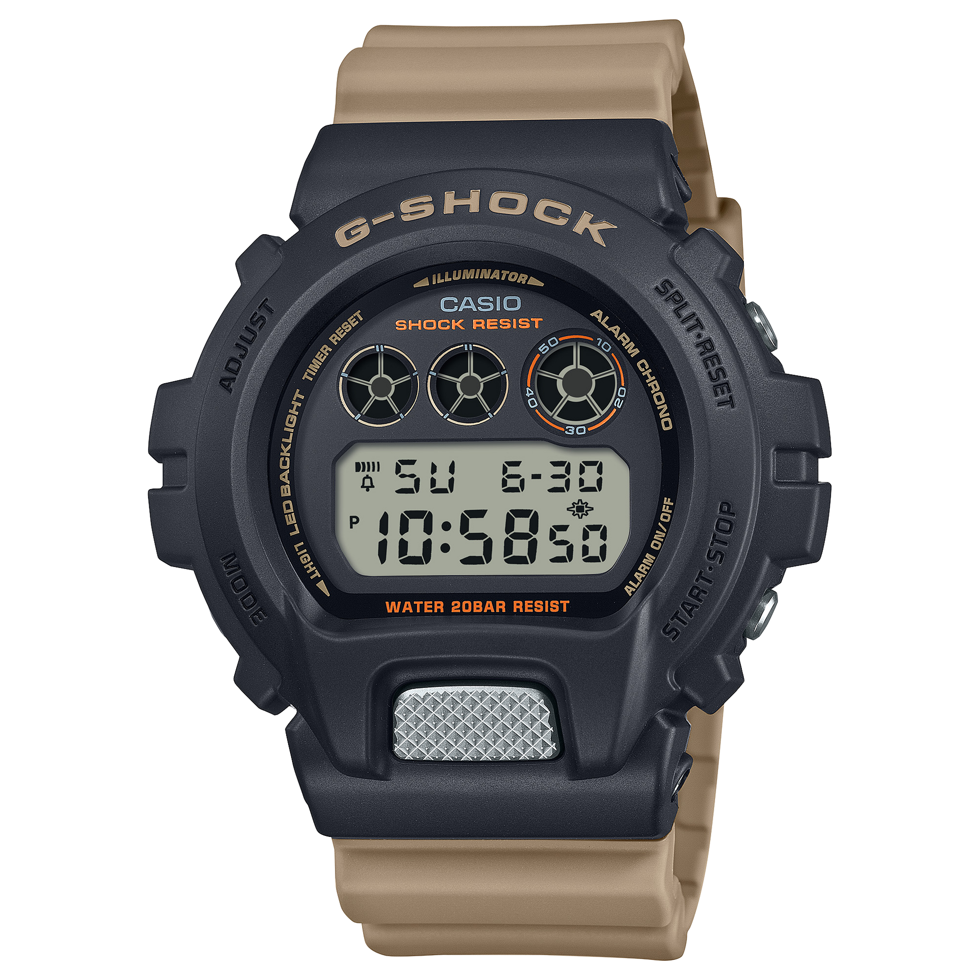 G-Shock para caballero pulsera de caucho – DW-6900TU-1A5