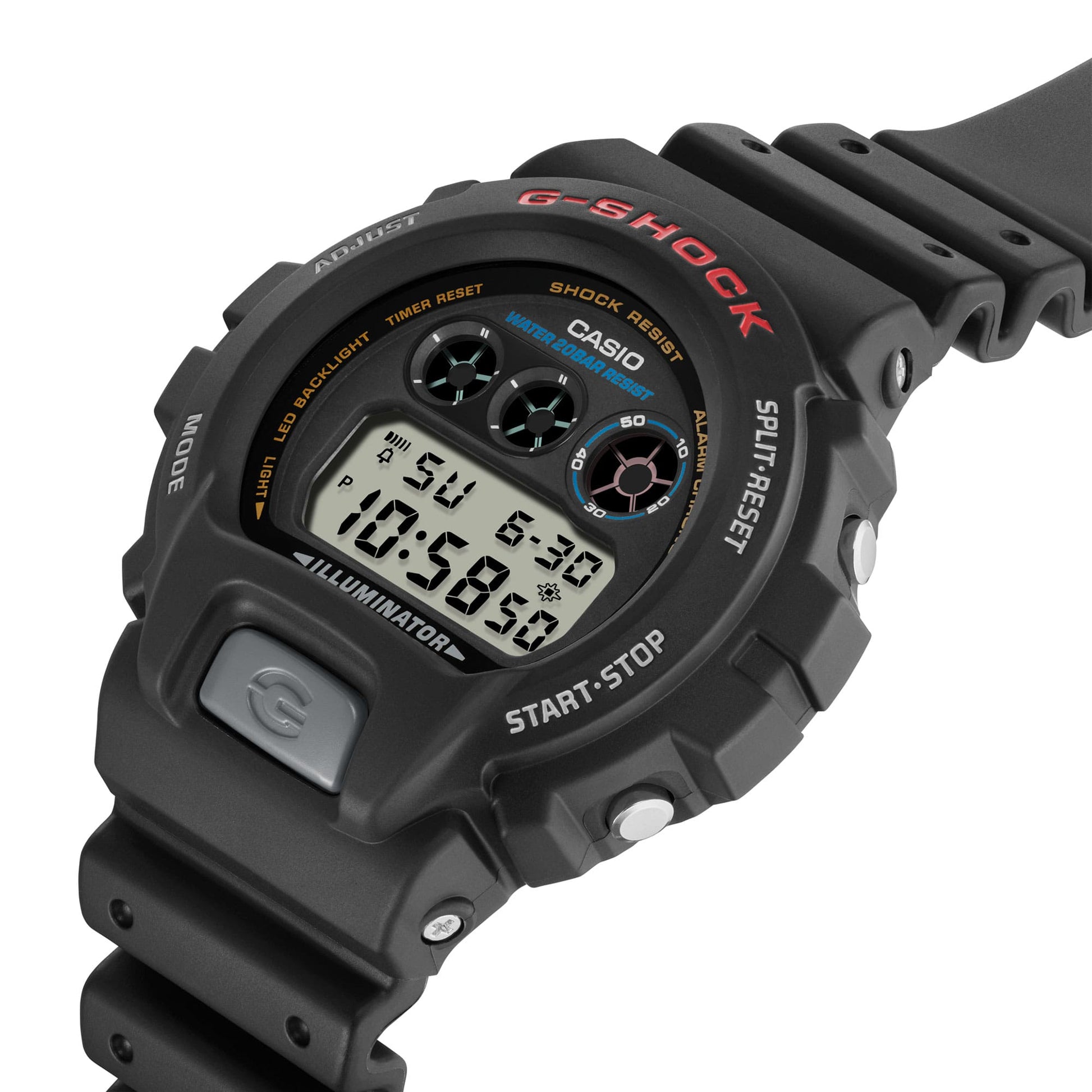 G-Shock Pulsera de Caucho para Caballero Digital – DW-6900U-1