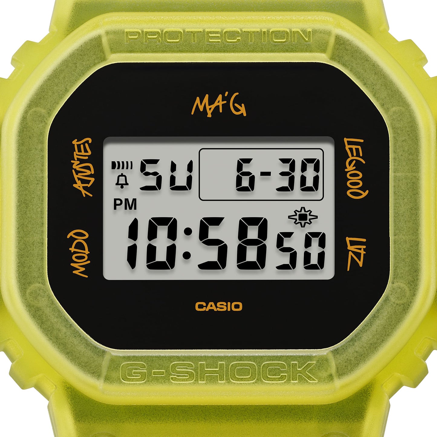 DWE-5600JB-1A9 Reloj G-Shock J Balvin de unisex correa de resina digital