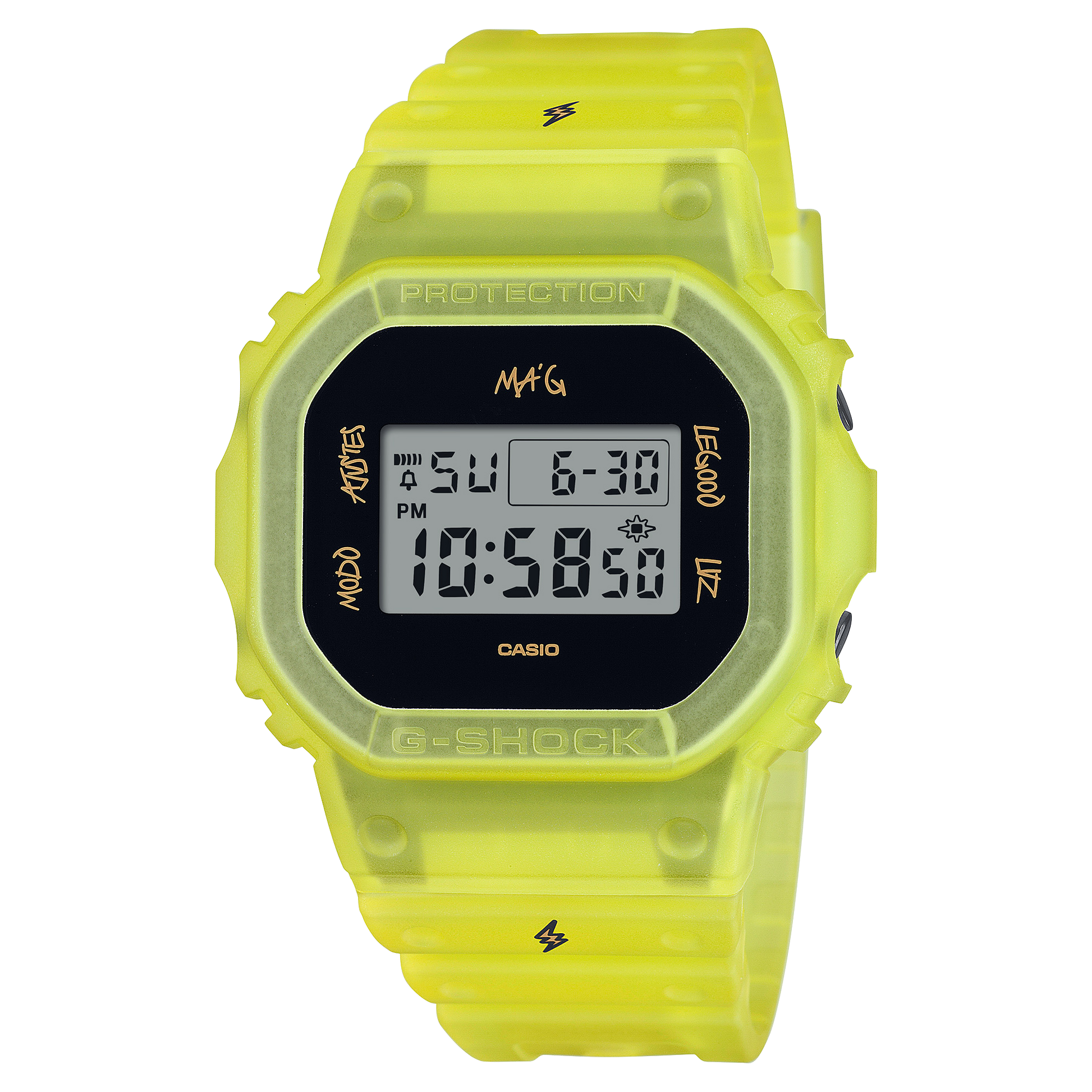 DWE-5600JB-1A9 Reloj G-Shock J Balvin de unisex correa de resina digital