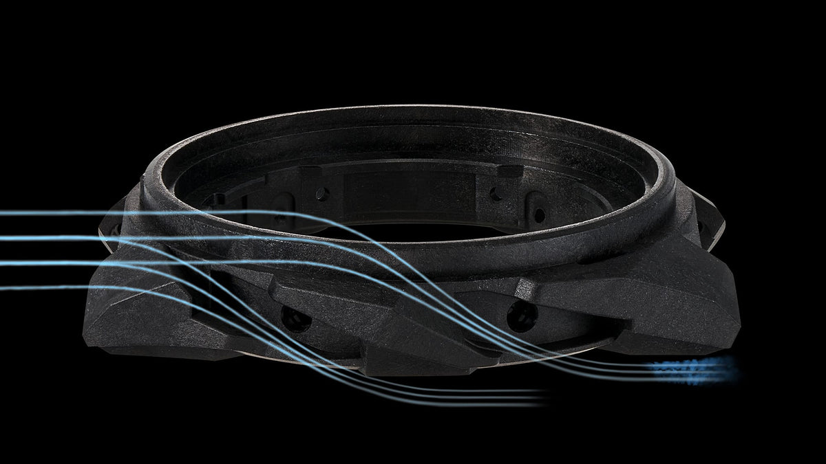 Edifice de caballero pulsera de metal – ECB-2200RC-1A3