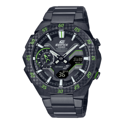 Edifice de caballero pulsera de metal – ECB-2200RC-1A3