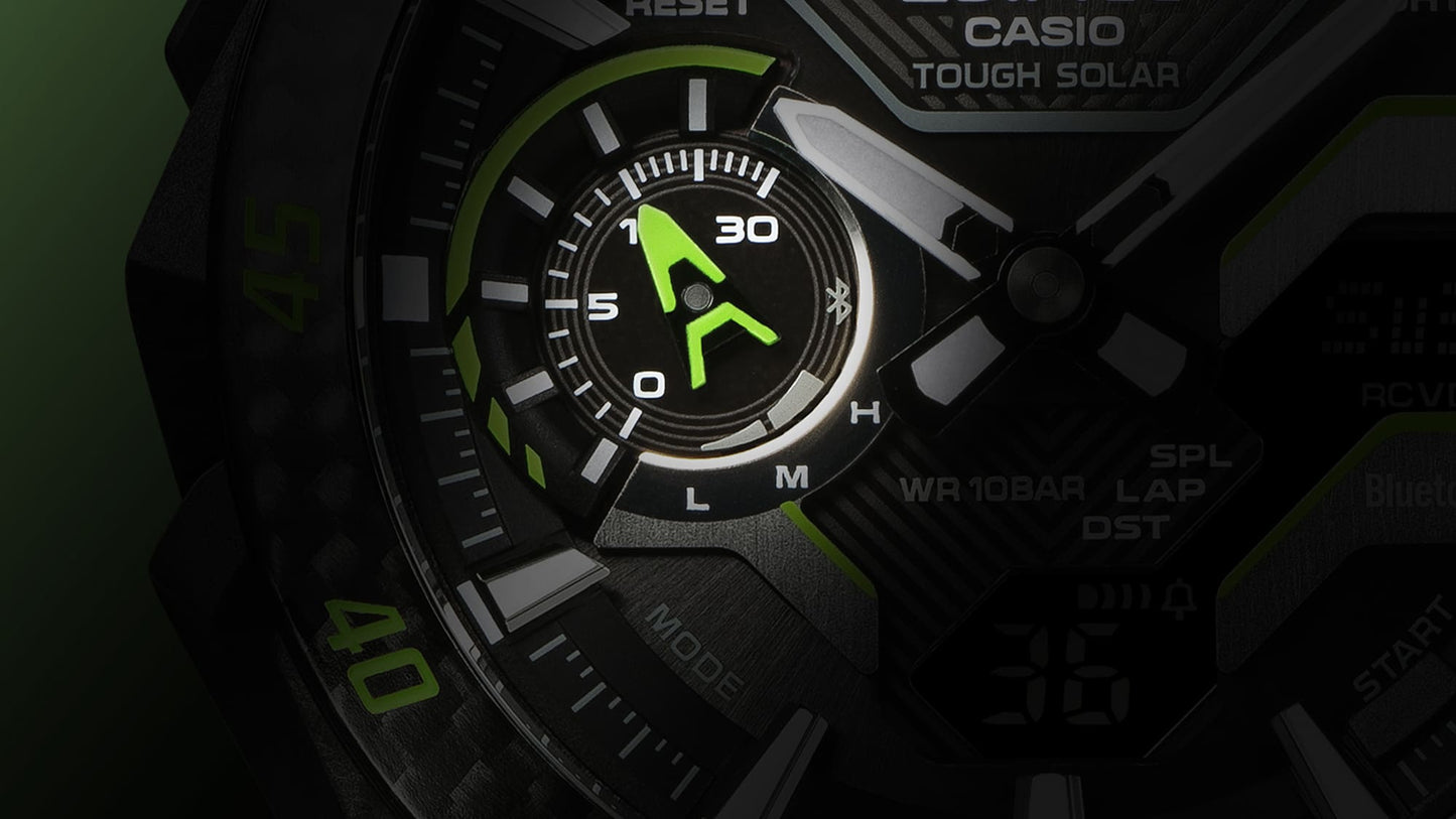 Edifice de caballero pulsera de metal – ECB-2200RC-1A9