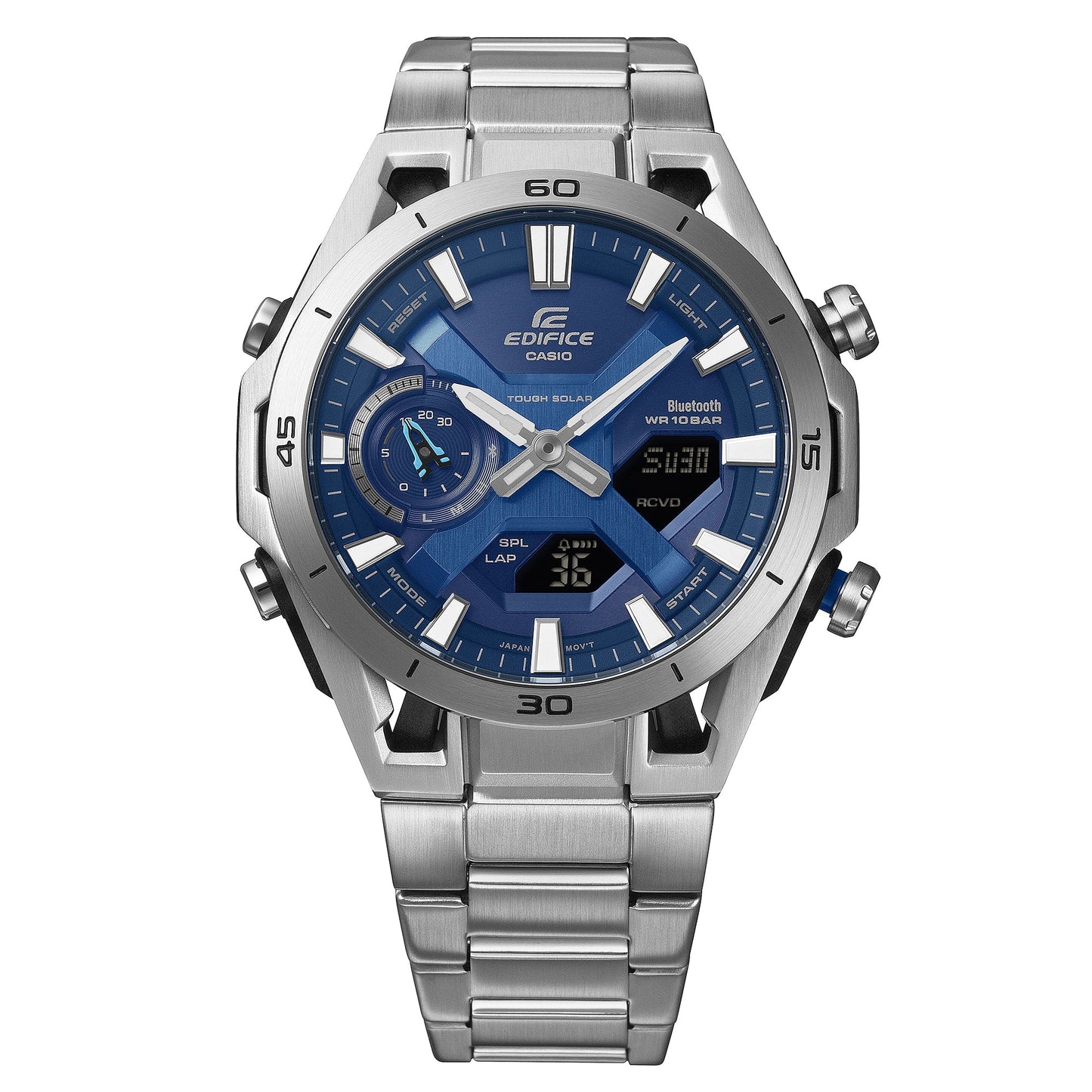 ECB-2300D-2A Reloj Edifice Sospencione de caballero pulsera de metal