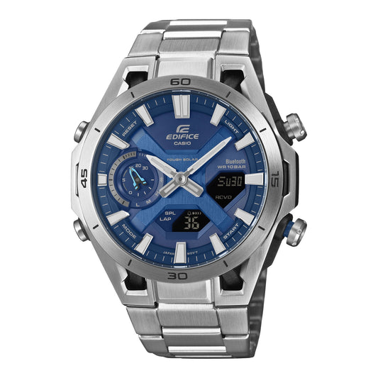 Edifice Sospencione de caballero pulsera de metal – ECB-2300D-2A