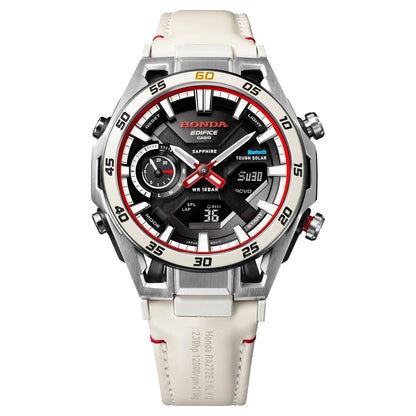 ECB-2300HR-1A Reloj Edifice Sospensione de hombre correa de cuero