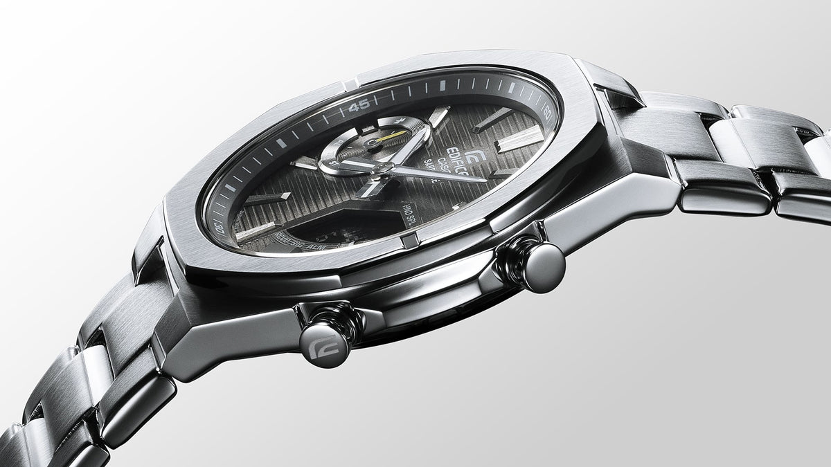 Edifice Bluetooth de caballero pulsera de metal cristal zafiro – ECB-S10DB-1A