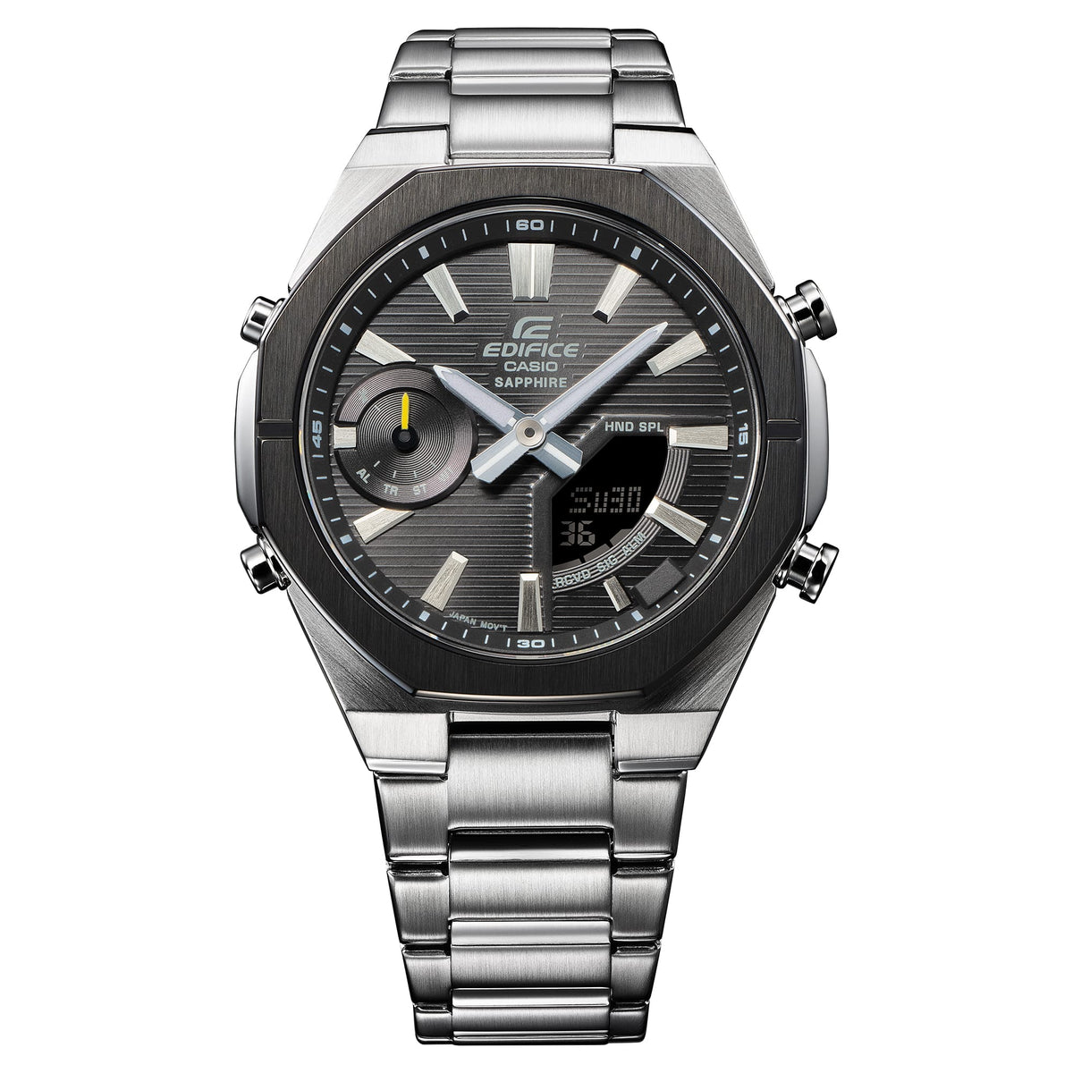 Edifice Bluetooth de caballero pulsera de metal cristal zafiro – ECB-S10DB-1A
