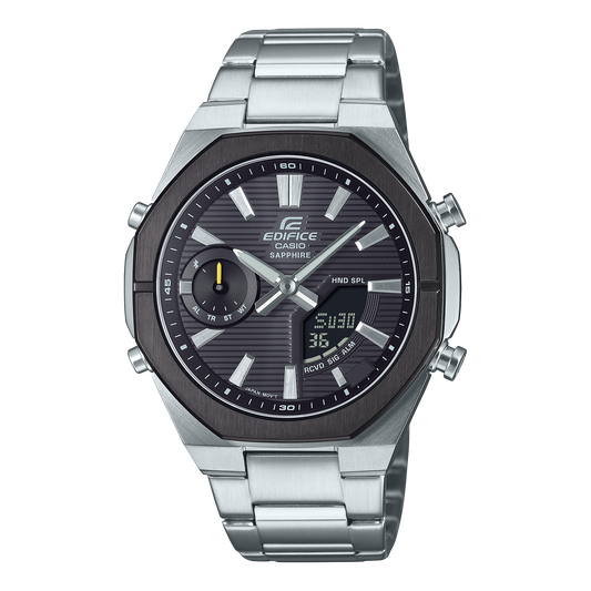 Edifice Bluetooth de caballero pulsera de metal cristal zafiro – ECB-S10DB-1A