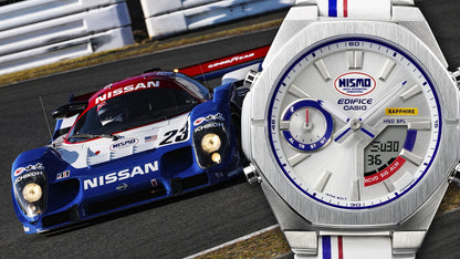 Edifice Nismo de hombre banda de piel – ECB-S10NIS-7A