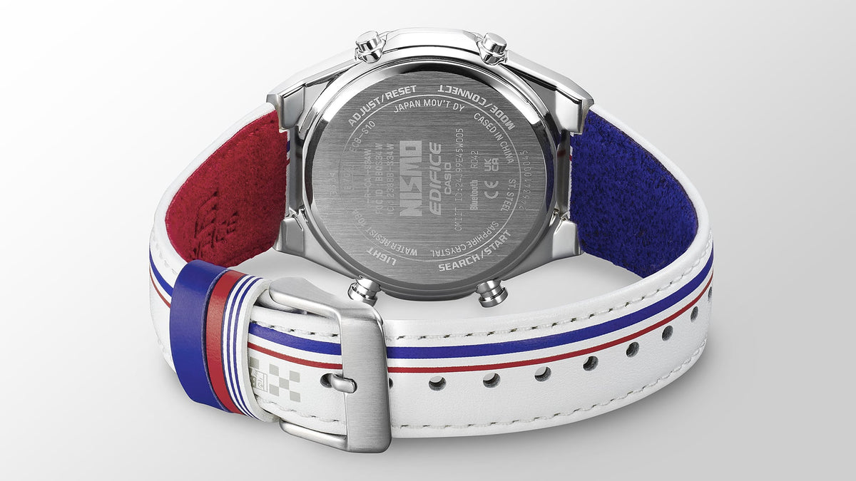 Edifice Nismo de hombre banda de piel – ECB-S10NIS-7A