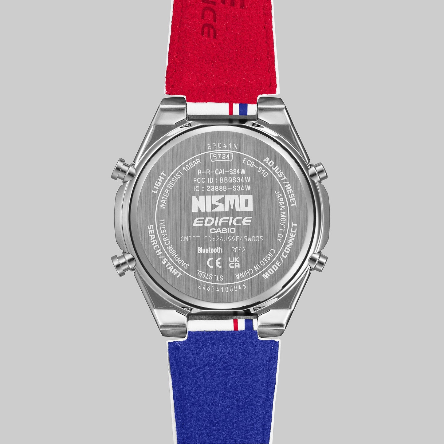 Edifice Nismo de hombre banda de piel – ECB-S10NIS-7A