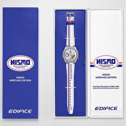Edifice Nismo de hombre banda de piel – ECB-S10NIS-7A