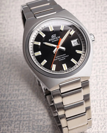 Edifice de caballero pulsera de metal cristal zafiro – EFB-109D-1AV