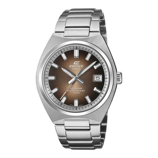 Edifice de hombre correa de metal cristal de zafiro – EFB-109D-5AV