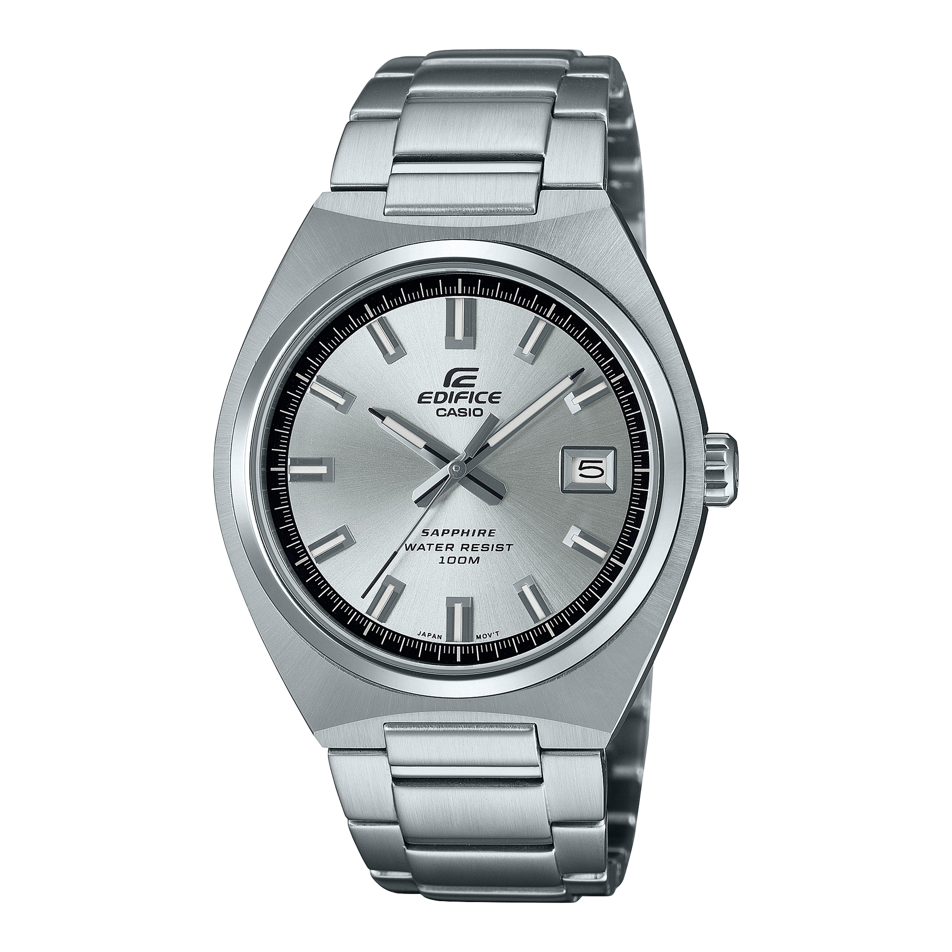 Edifice de caballero pulsera de metal cristal zafiro – EFB-109D-7AV