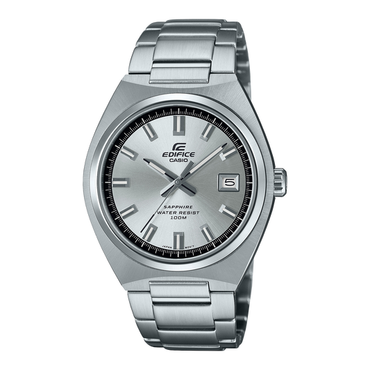 Edifice de caballero pulsera de metal cristal zafiro – EFB-109D-7AV