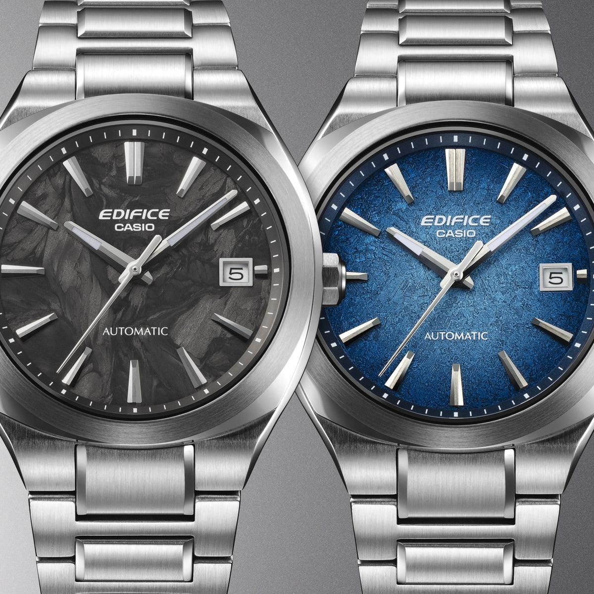 Edifice Automático de hombre correa de metal – EFK-200CD-1A