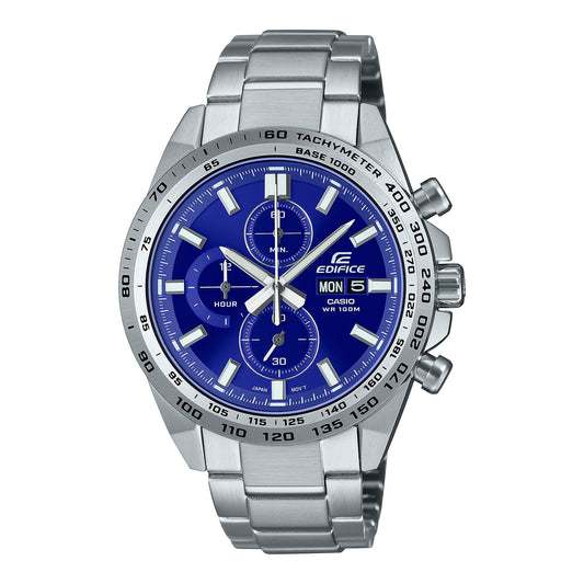 Edifice para Caballero Pulsera de Metal Análogo – EFR-574D-2AV