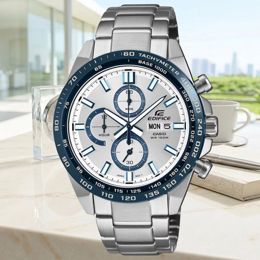 Edifice de hombre correa de metal – EFR-574DE-7AV