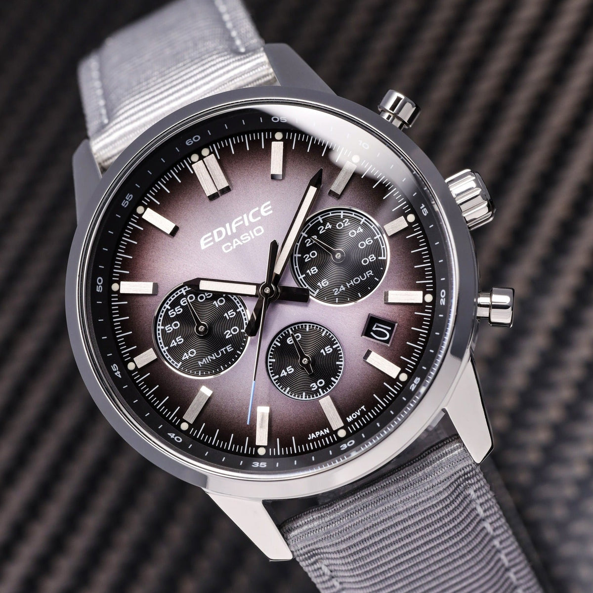 Edifice de hombre correa de tela – EFR-575C-8A