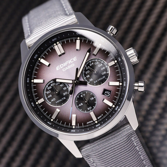 Edifice de hombre correa de tela – EFR-575C-8A