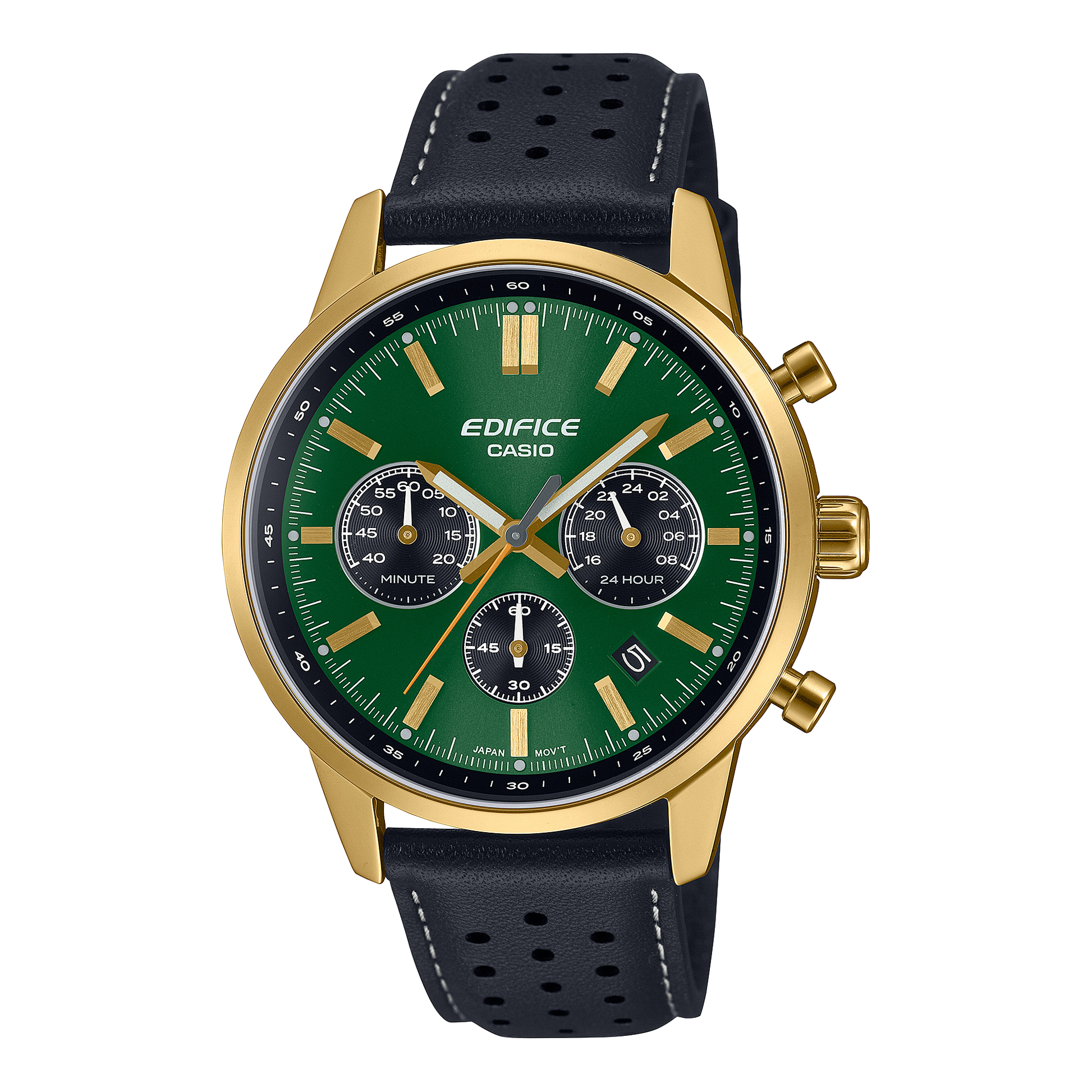 EFR-575CL-3A Reloj Edifice de caballero banda de piel