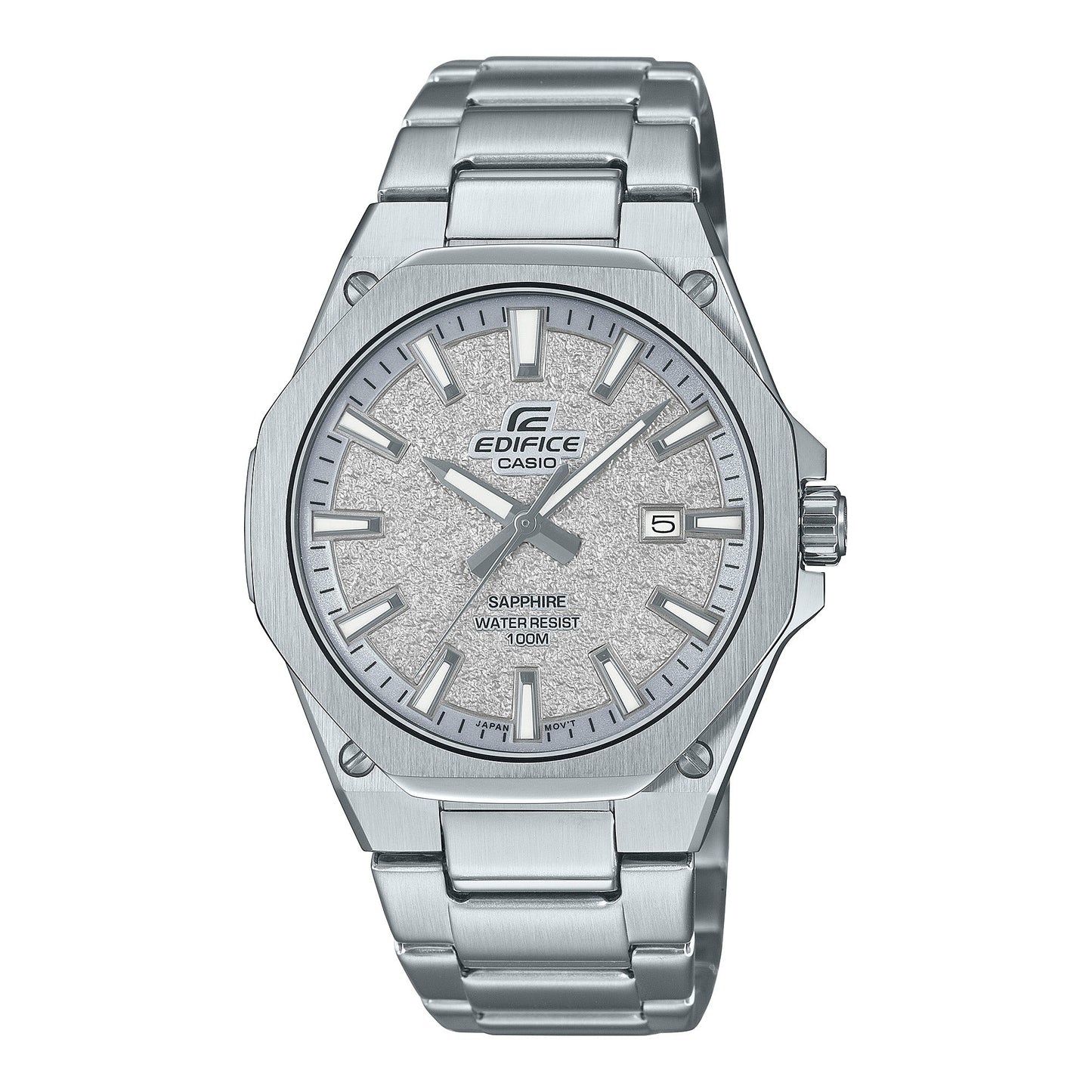 Edifice de hombre pulsera de metal 44 mm cristal zafiro – EFR-S108DE-8AV