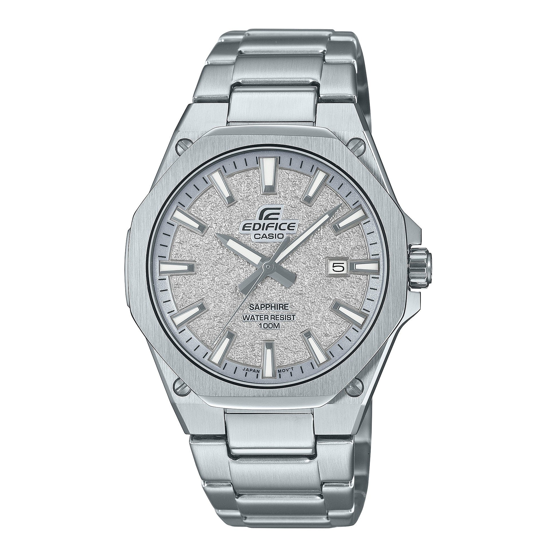 Edifice de hombre pulsera de metal 44 mm cristal zafiro – EFR-S108DE-8AV