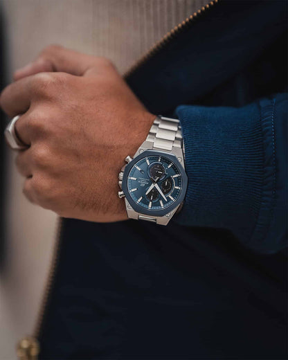 Edifice cristal zafiro para Caballero – EFS-S570DB-2A