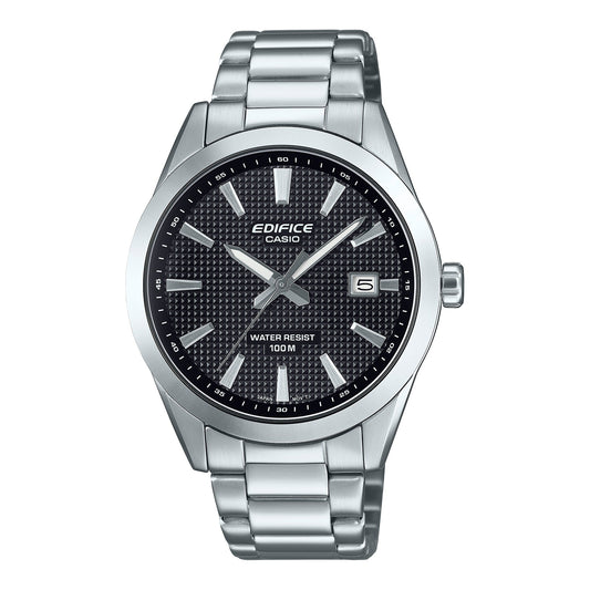 Edifice de hombre pulsera de metal análogo – EFV-160D-1AV