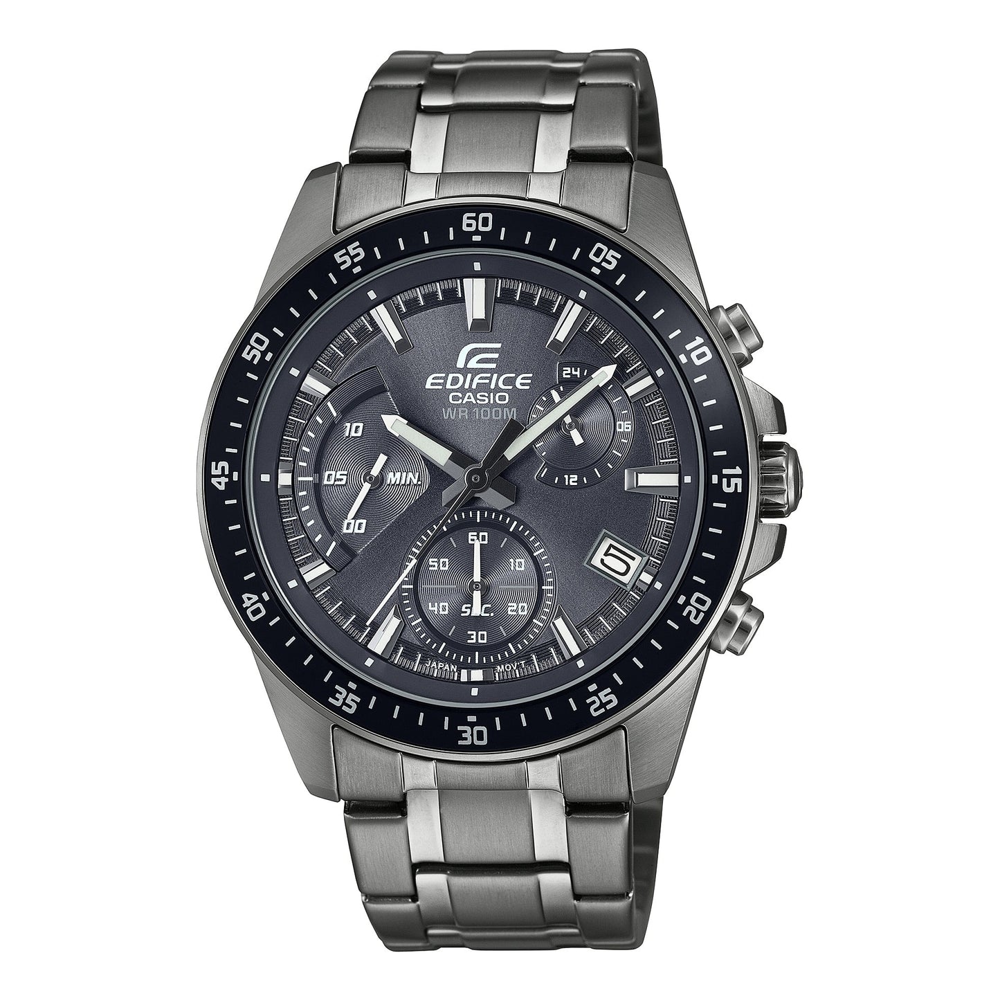 Edifice Análogo para Caballero Banda de Acero Inoxidable – EFV-540DC-1CV