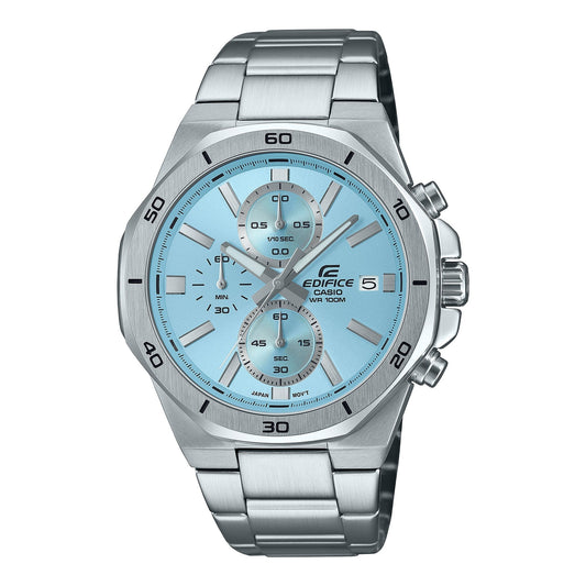 Edifice Cronógrafo para caballero pulsera de metal – EFV-640D-2BV