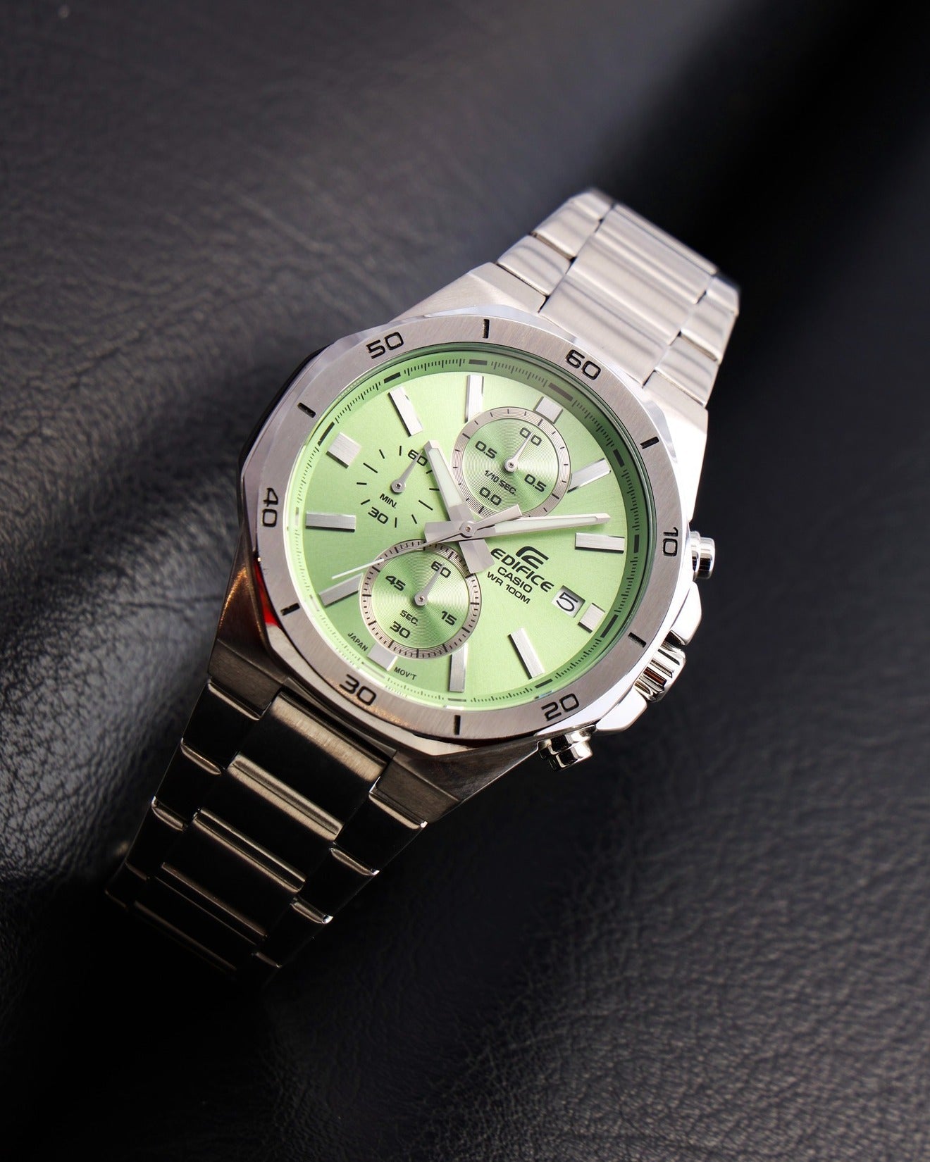 Edifice para hombre pulsera de metal – EFV-640D-3AV