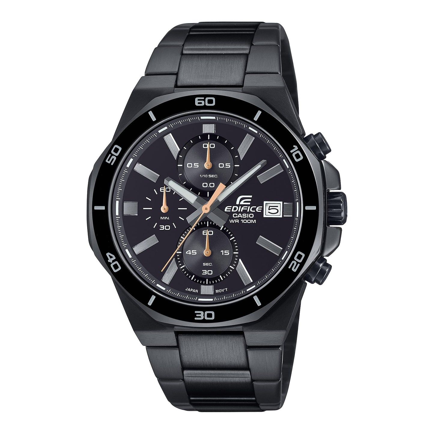 Edifice para caballero pulsera de metal – EFV-640DC-1AV