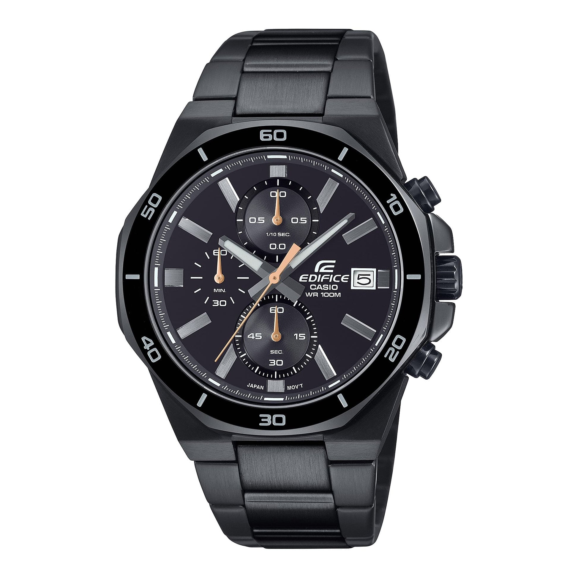 Edifice para caballero pulsera de metal – EFV-640DC-1AV