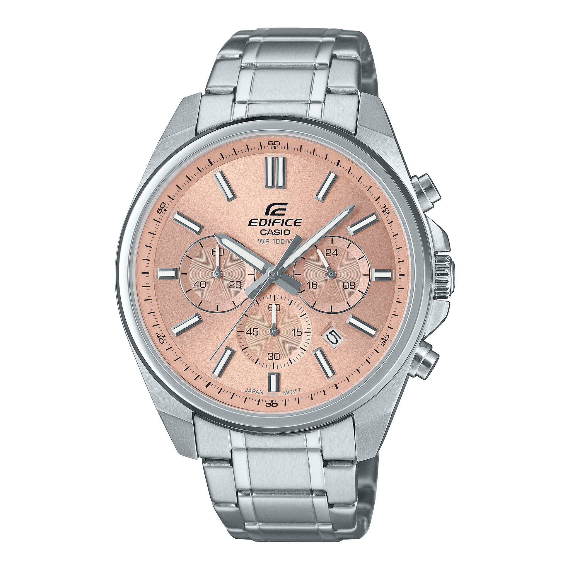 Edifice de caballero pulsera de metal – EFV-650D-4AV