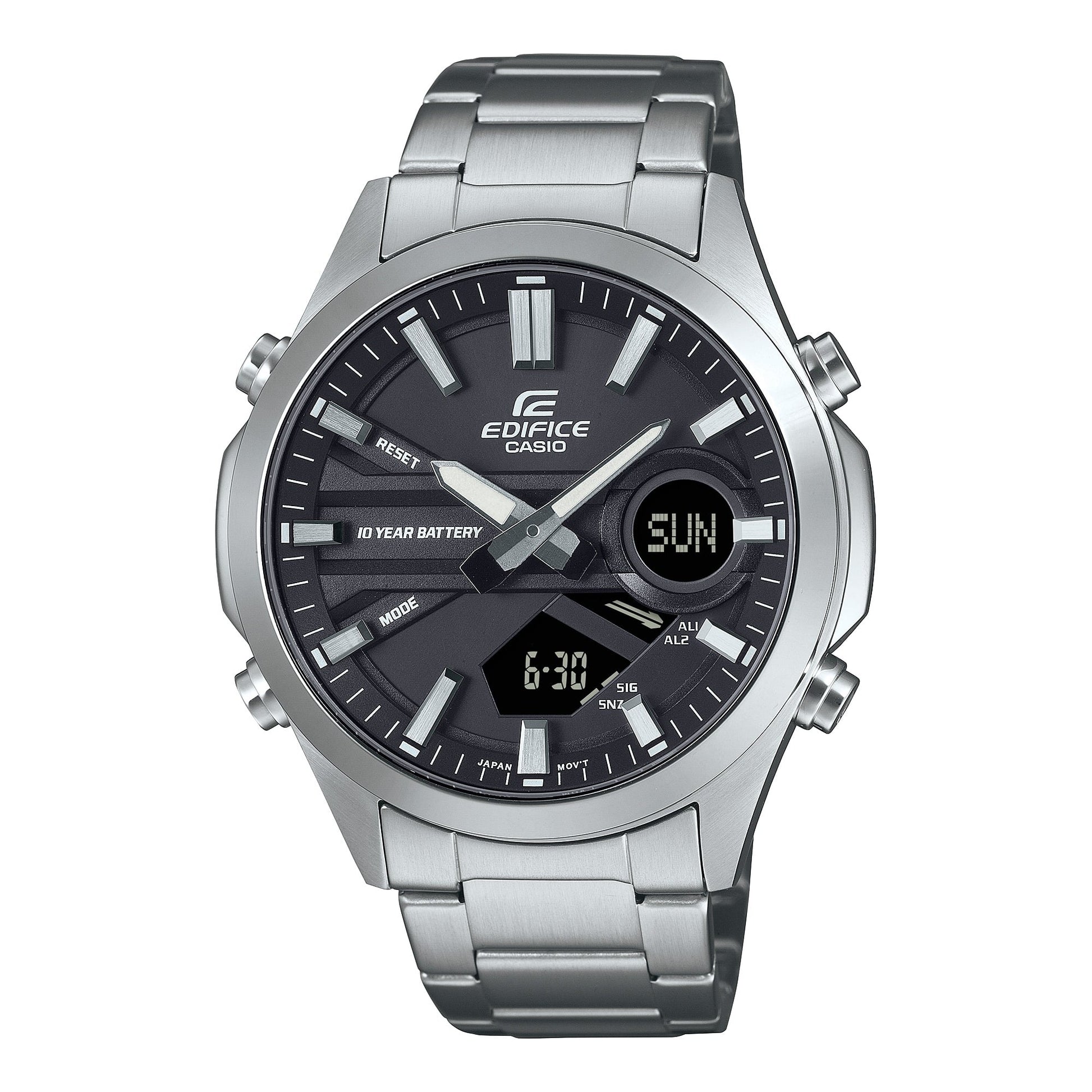 Edifice para caballero con doble hora – EFV-C120D-1A