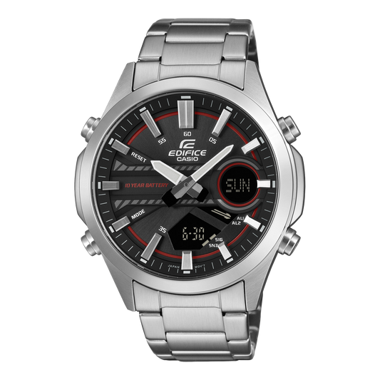 Edifice de hombre pulsera de metal 10 años de batería – EFV-C120D-1A4