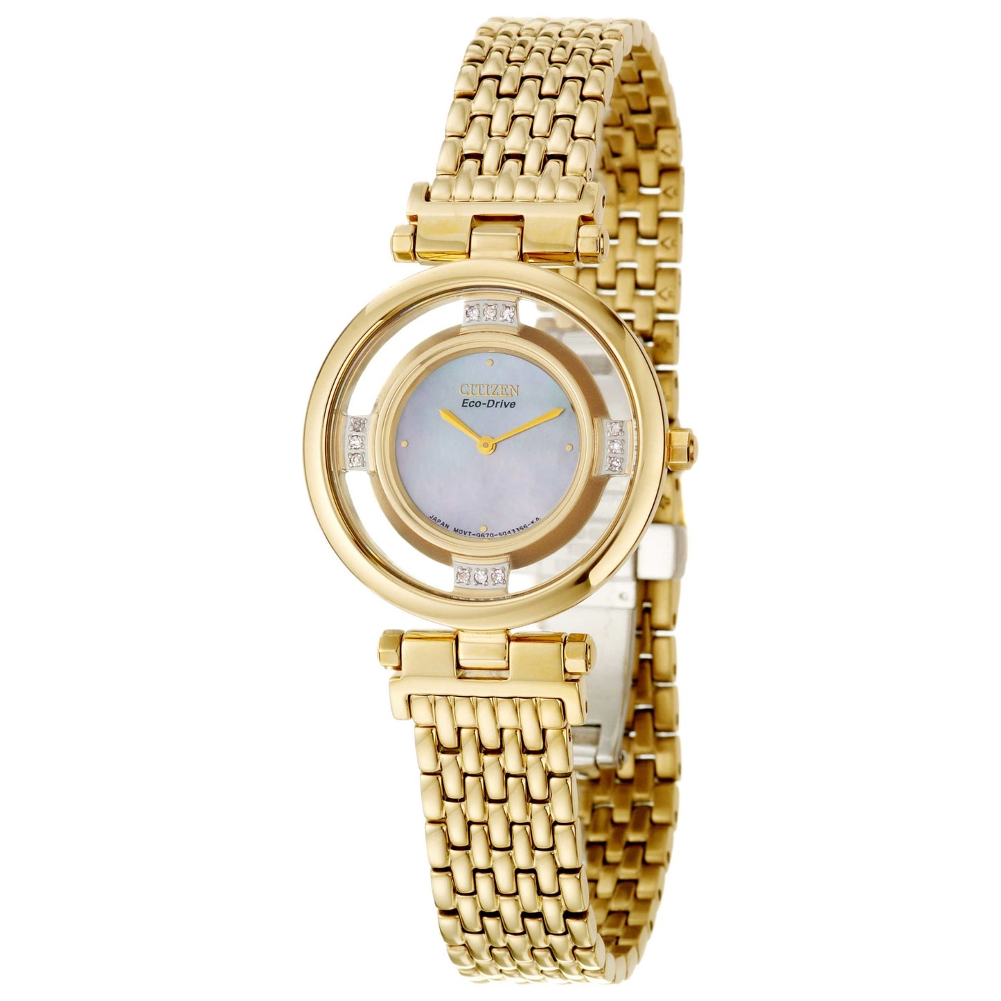 Citizen Sltiletto de mujer correa de metal