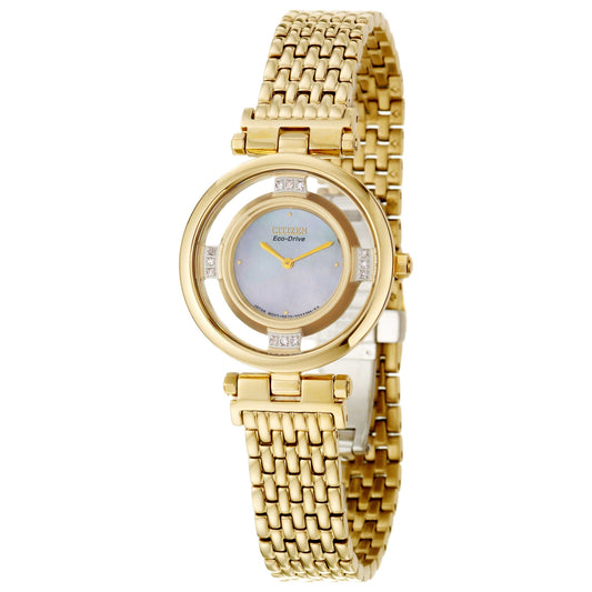 Citizen Sltiletto de mujer correa de metal – EG3102-54D