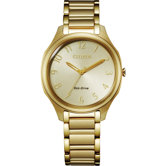 Citizen Weekender de dama banda de metal Eco-drive – EM0752-54P