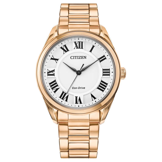 Citizen Arezzo Eco-drive para dama pulsera de acero inoxidable – EM0973-55A