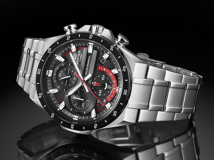 Edifice Solar de hombre correa de metal – EQS-920DB-1AV