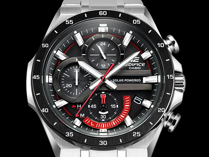 Edifice Solar de hombre correa de metal – EQS-920DB-1AV