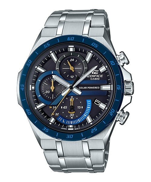 Edifice Solar de hombre correa de metal – EQS-920DB-2AV