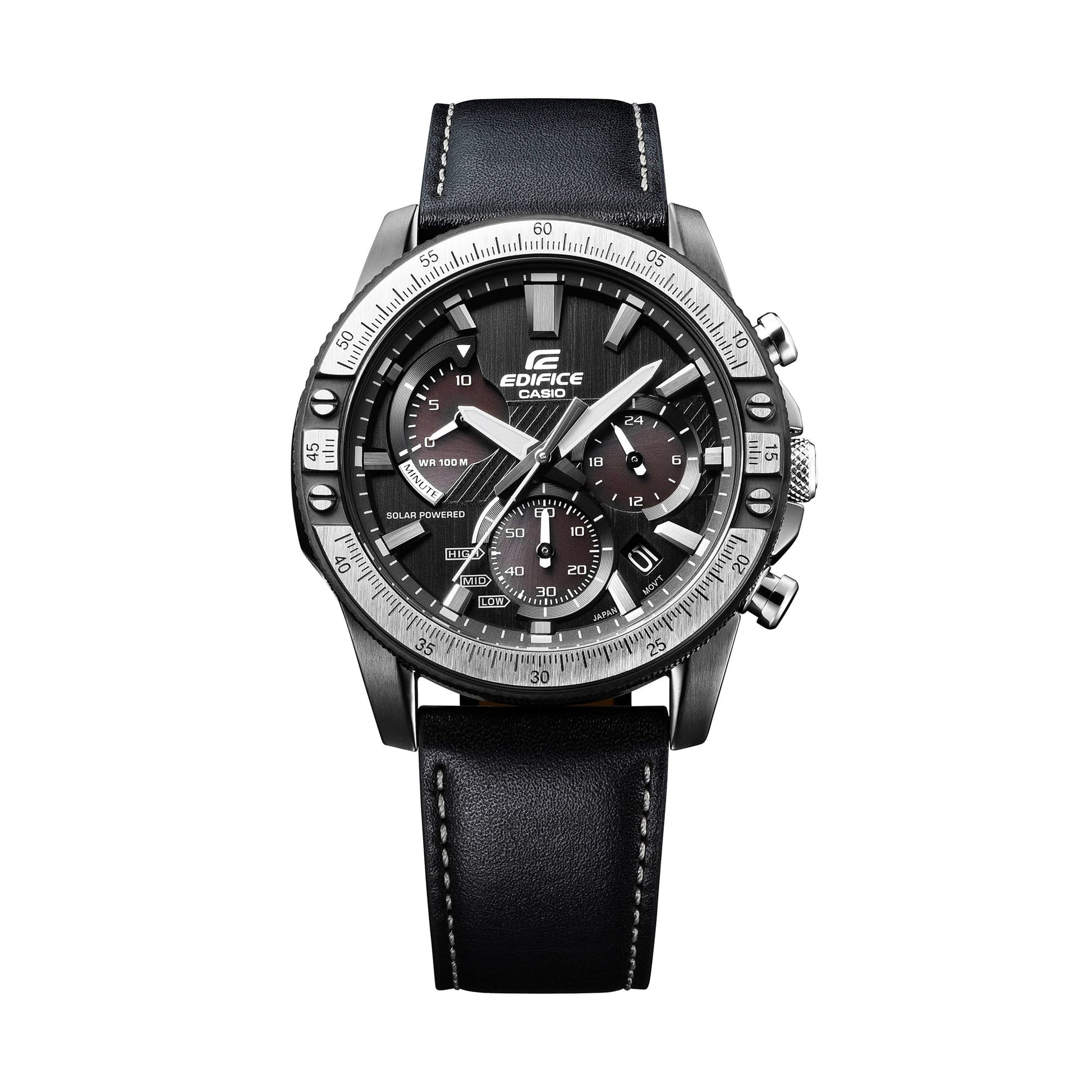 Edifice solar correa de piel – EQS-930TL-1AV