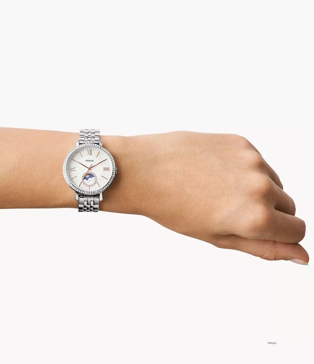Fossil Sun Moon de dama correa de metal – ES5164