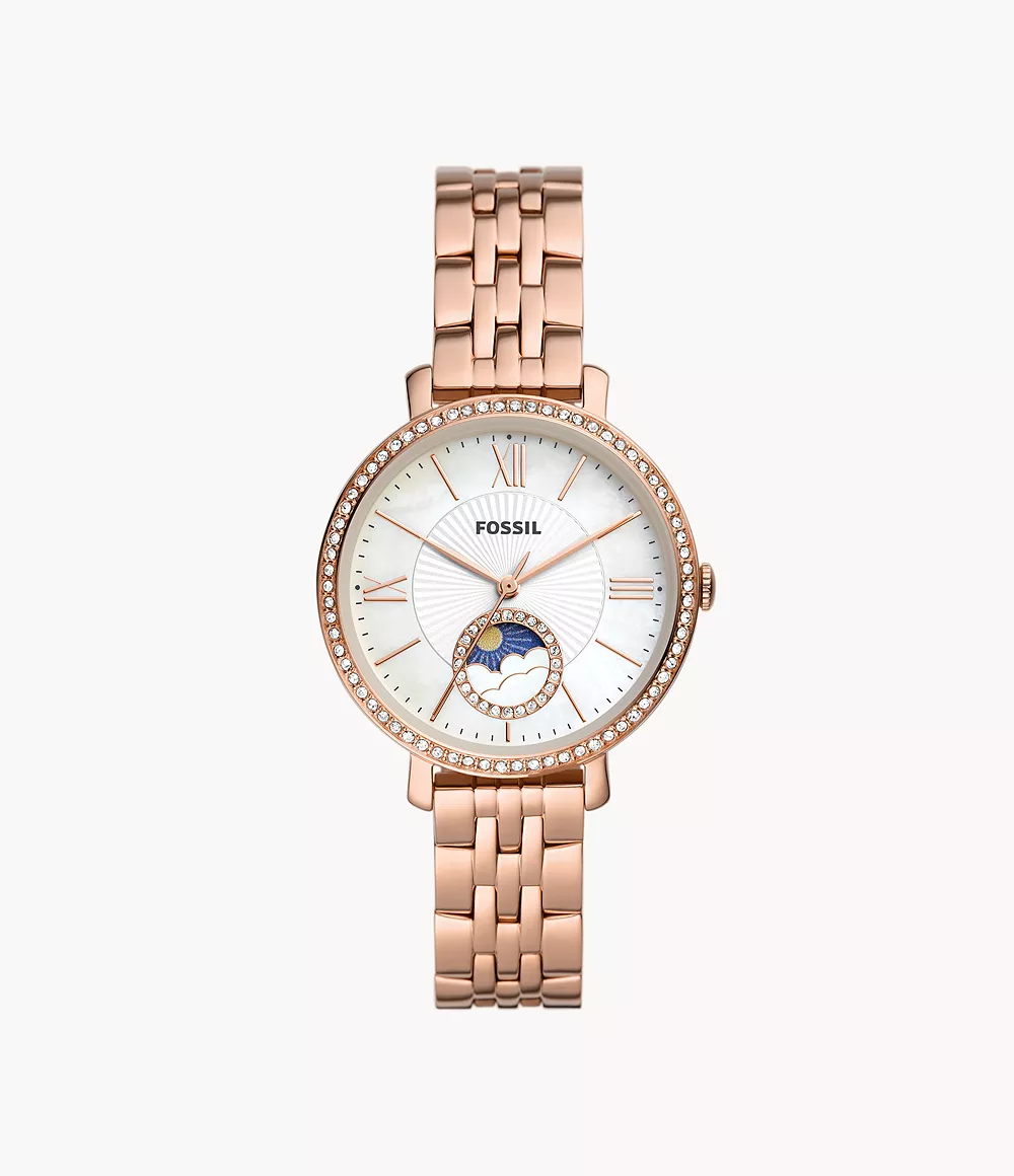 Fossil Jacqueline de dama banda de metal – ES5165